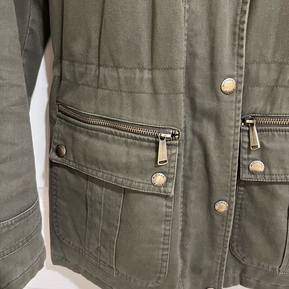 MICHAEL KORS OLIVE GREEN UTILITY JACKET - Picture 7 of 8
